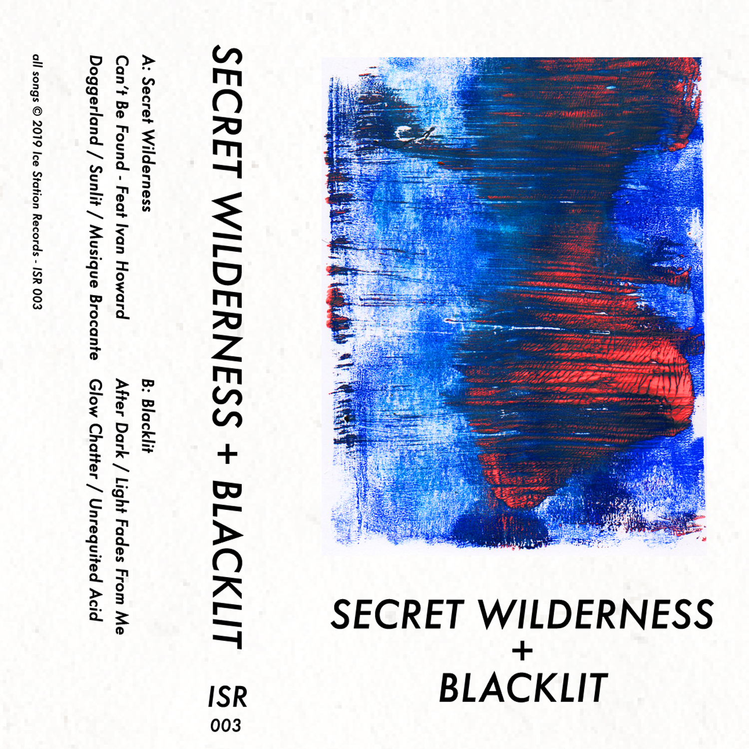 Secret Wilderness + Blacklit cassette cover